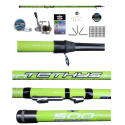 Kit Trota Torrente Canna Teleregolabile Tethys 6Mt + Mulinello + Accessori