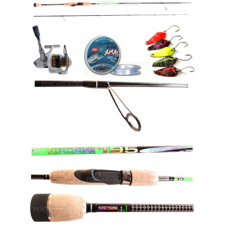 Kit Trout Area Canna Wachiwi 1.95Mt + Mulinello Kaya 2000 + Accessori