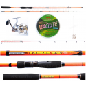 Kit Pesca Calamari Canna Kaiman 2.40Mt + Mulinello Hesperus 4000 + Accessori