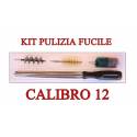 Kit Pulizia Fucile Calibro 12