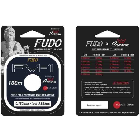 Monofilo per Finali da Pesca - Fudo Hooks 100Mt