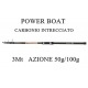 Canna Bolentino Power Boat 3m Azione 50/100g
