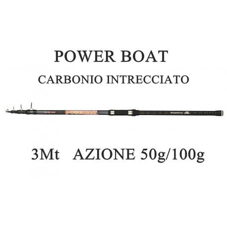 Canna Bolentino Power Boat 3m Azione 50/100g