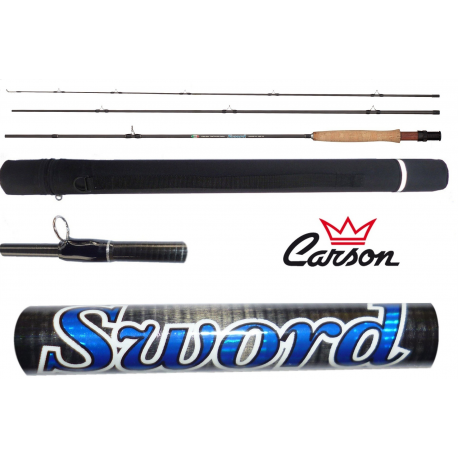 Canna Mosca Sword 3 Sezioni 8 Piedi e 6