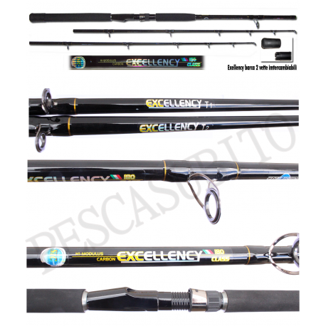 Canna Traina Dentice Vertical Jigging - Excellency 1.80Mt - max 250Gr
