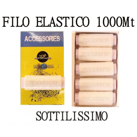 Filo Elastico per Esche - 1000Mt Sottile