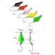 Kit 5 Freccia Spoon 3Gr Pesca Spinning Trota Trout Area Game