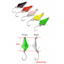 Kit 5 Freccia Spoon 3Gr Pesca Spinning Trota Trout Area Game