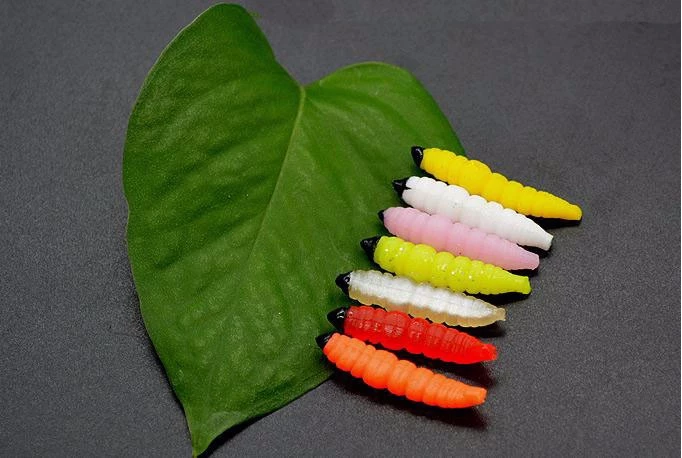 SPAGHETTI SILICONE VERMETTI artificiali pesca recupero esca trota lago persico EUR 4,00 - IT