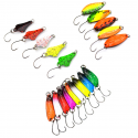 Kit 19 Spoon Ondulanti Pesca Trota Trout Area Game