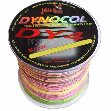 Trecciato Multicolore Pesca Vertical Jigging Totano Bolentino - 300Mt 0.30mm