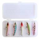 Scatola con 5 Mini Minnow Pesca Trota Cavedano
