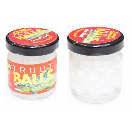 Esca per Trota Palline Galleggianti - Bianco - Trout Balls