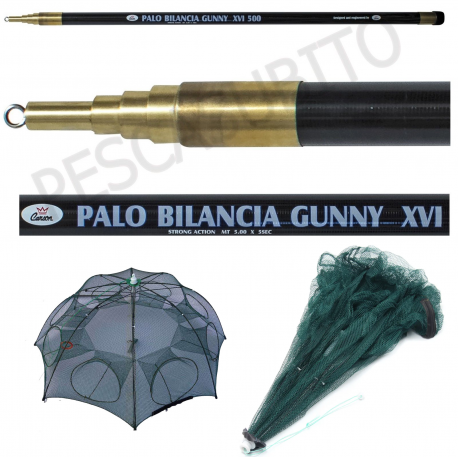 Bilancia completa Palo 4Mt + Nassa Trappola