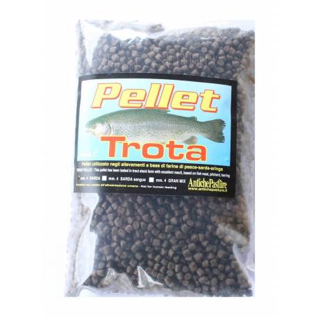 Pellet Richiamo Trota Gusto Pesce - Antiche Pasture