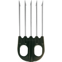Fiocina a 5 Punte Acciaio Zincato Base Nylon