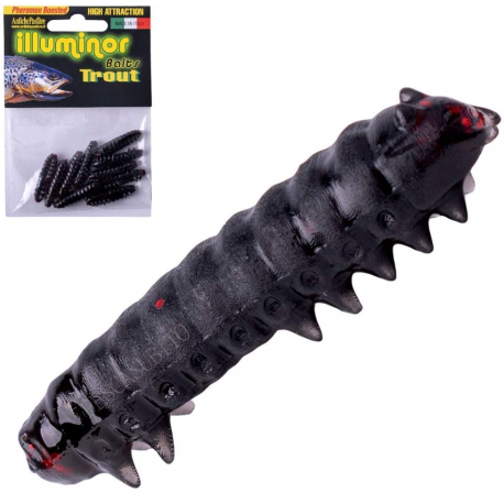 Camola Bombice Nera Esca Artificiale Pesca Trota