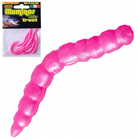 Bruco Rosa Esca Artificiale Pesca Trota
