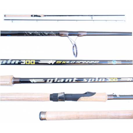 Canna Spinning Luccio Barracuda Pesce Serra - Giant 3Mt 20/60Gr