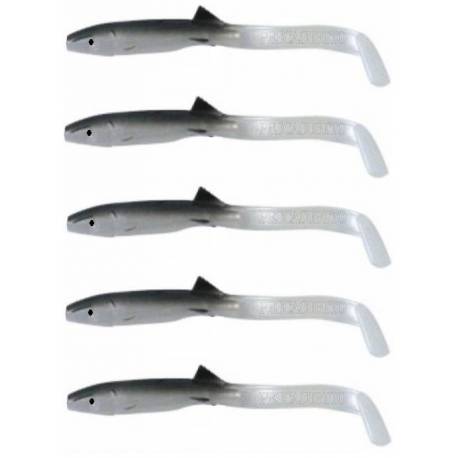 Raglou Anguilline Artificiali Traina - 5Cm Nero