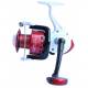 Mulinello Grande da Pesca Surfcasting Carpfishing - 8000 Bianco Rosso
