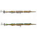 kit 2 aguglie artificiali 24cm pesca traina