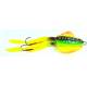 Brutale Heavy Squid Calamaro in Gomma - Verde / Giallo 60Gr
