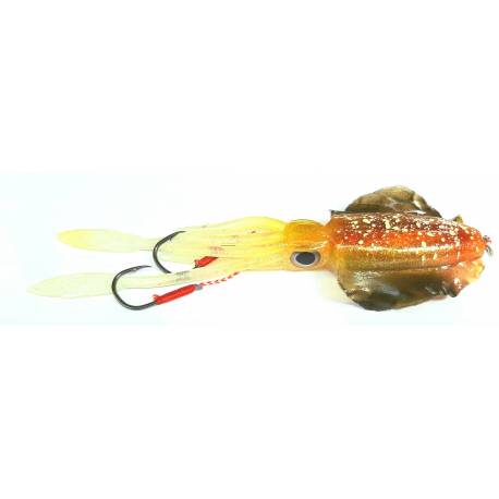 Brutale Heavy Squid Calamaro in Gomma - Marrone 60Gr