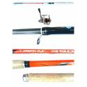 Kit Canna Pesca Inglese Bombarda + Mulinello - Globe Fishing Urania Kaya