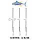 Long e Short Arm da Pesca Surfcasting - 6Cm