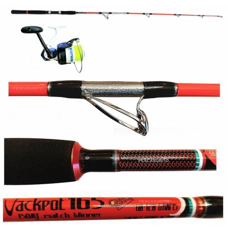Kit Canna + Mulinello da Traina - Jackpot 1.60Mt Nauteck