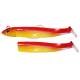Soft Minnow Combo Black - 8,5Cm 12Gr Arancio