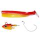 Soft Minnow Combo Black - 8,5Cm 12Gr Arancio
