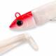 Soft Minnow Combo Black - 8,5Cm 12Gr Testa Rossa