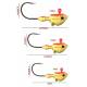Jig Head Rosso e Fluo per Shad in Gomma