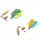Set 2 Pz Spinnerbait Luccio e Black Bass