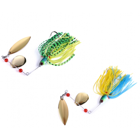 Set 2 Pz Spinnerbait Luccio e Black Bass
