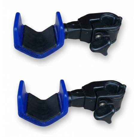 Poggia Canna per Sedia o Paniere da Pesca - Kit 2 Pz