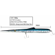 Brutale Short Needle Skipping Lure 13Cm Blu