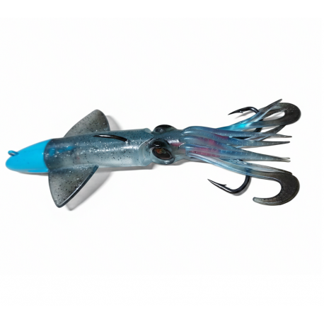 Calamaro 250Gr Pescasubito Artificiale Gomma - Blu