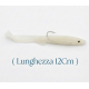Anguilline Traina con Ami - 12Cm Bianco Fluo