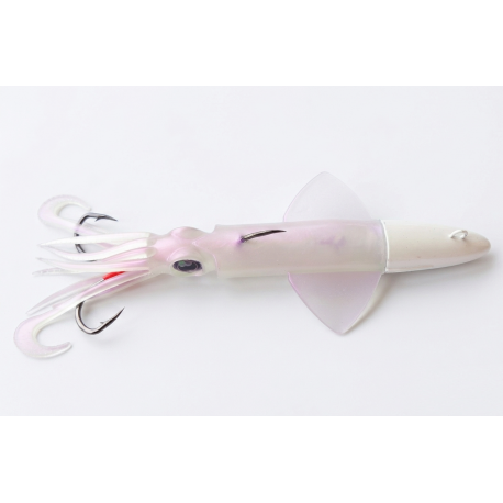 Calamaro 250Gr Pescasubito Artificiale Gomma - Bianco